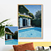 Poster famille Maison en peinture à l’huile