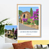Poster famille Maison en illustration minimaliste