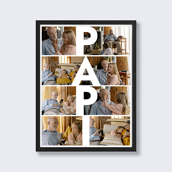Poster famille Papi vertical