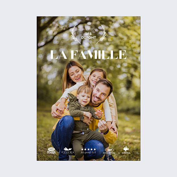 Poster famille Affiche de film
