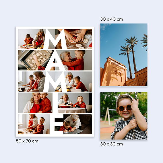 Poster famille Mamie vertical
