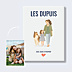 Poster famille Portrait aligné minimaliste