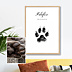 Poster famille Empreinte animal