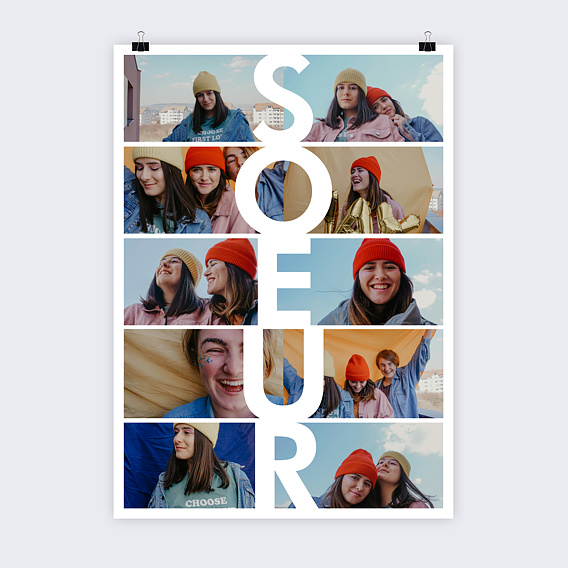 Poster famille Sœur vertical