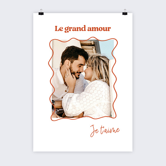 Poster famille Wavy Imparfait