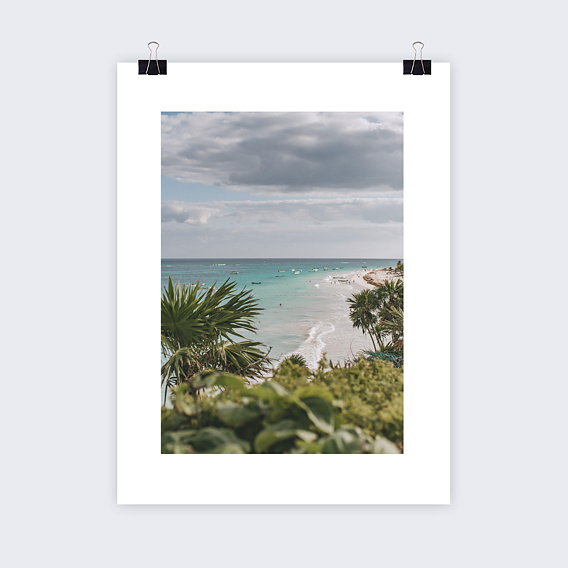 Poster personnalisé Cadre Blanc