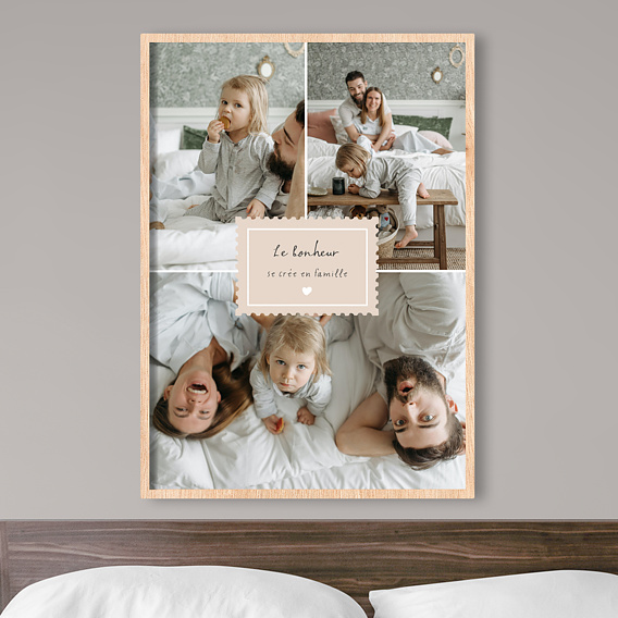 Poster personnalisé Citation Famille