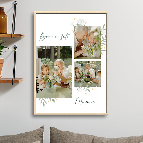Poster personnalisé Fleurs festives