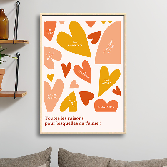 Poster personnalisé L'Amour en Grand
