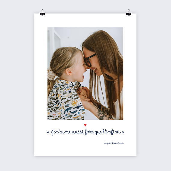 Poster personnalisé Paroles d'Enfant