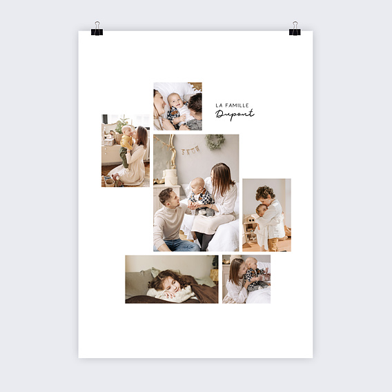 Poster famille Pêle-Mêle