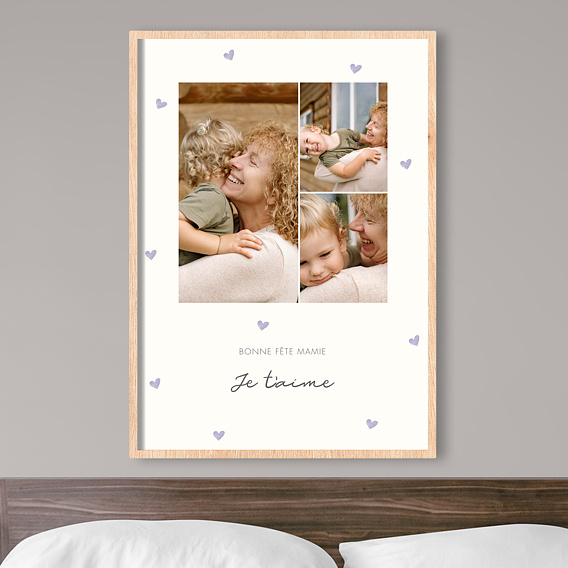 Poster personnalisé Petits Coeurs