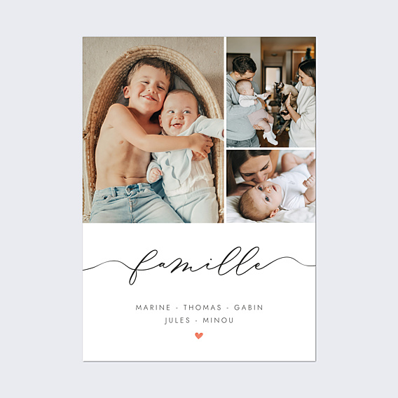 Affiche famille Notre Famille Photos