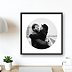 Poster famille Photo Ronde