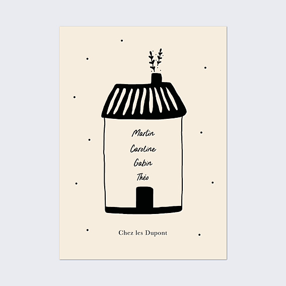 Affiche famille Famille & Maison