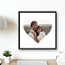 Poster famille Photo Cœur