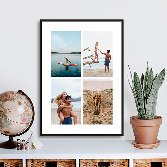 Affiche famille Cadre Quatre Photos Après 1