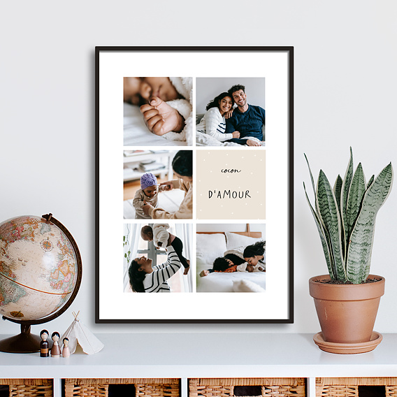 Poster personnalisé Petite Grille Après 1