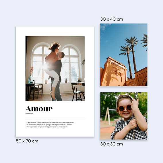 Poster famille Définition Amour Photo