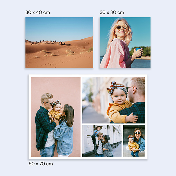 Poster famille Photos Asymétriques Paysage