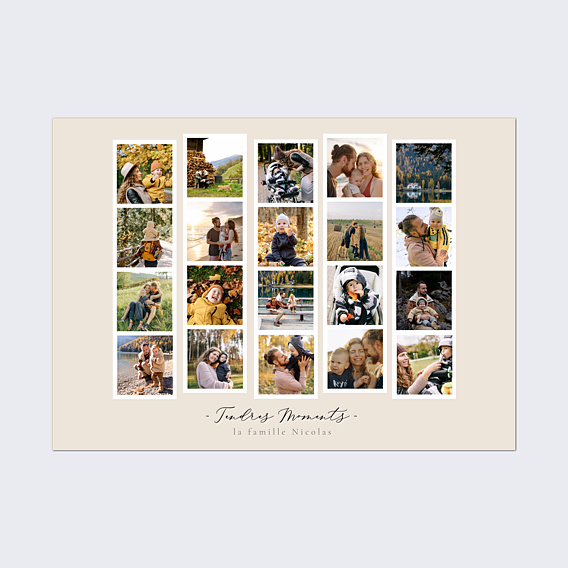 Poster famille Photomaton Paysage