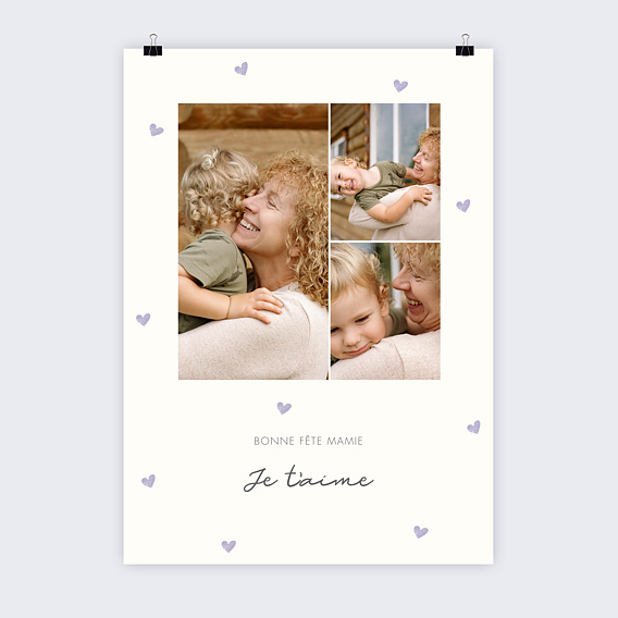 Affiche famille Petits Coeurs Recto