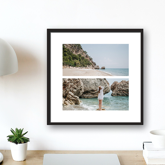 Poster personnalisé Deux Photos  Après 1