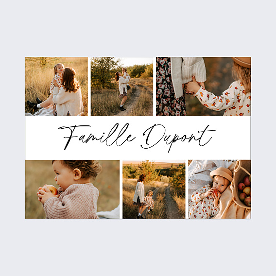 Poster famille Grand Bandeau