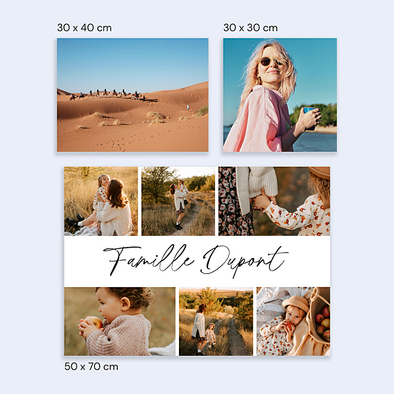 Poster famille Grand Bandeau