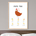 Poster famille Mamie Poule