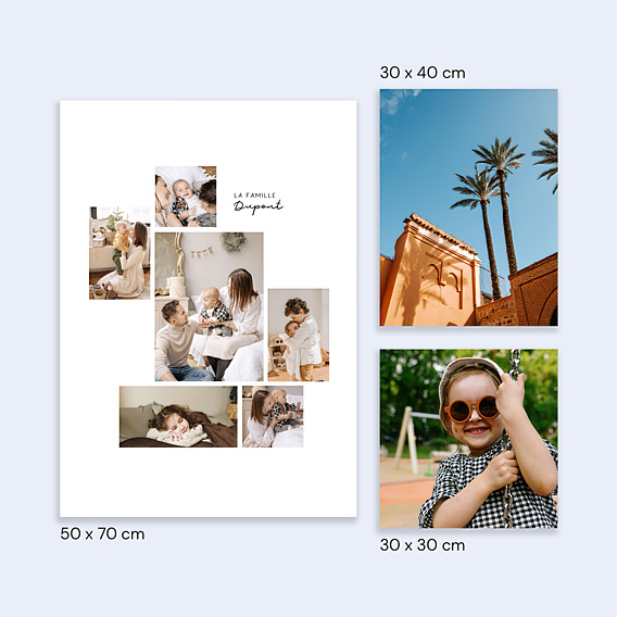 Poster famille Composition