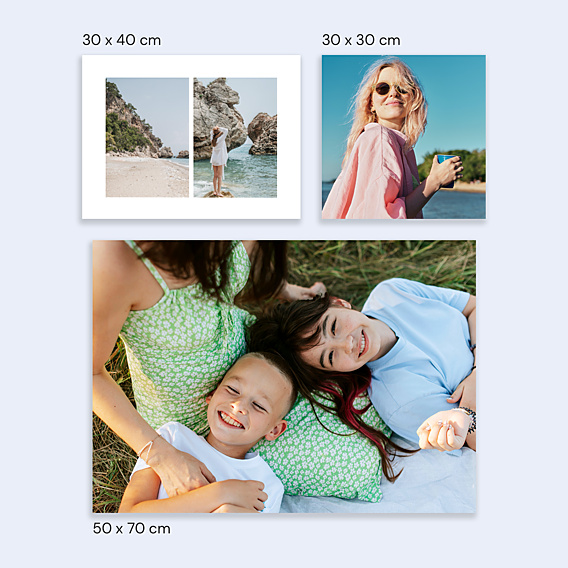 Poster famille Deux Photos Paysage
