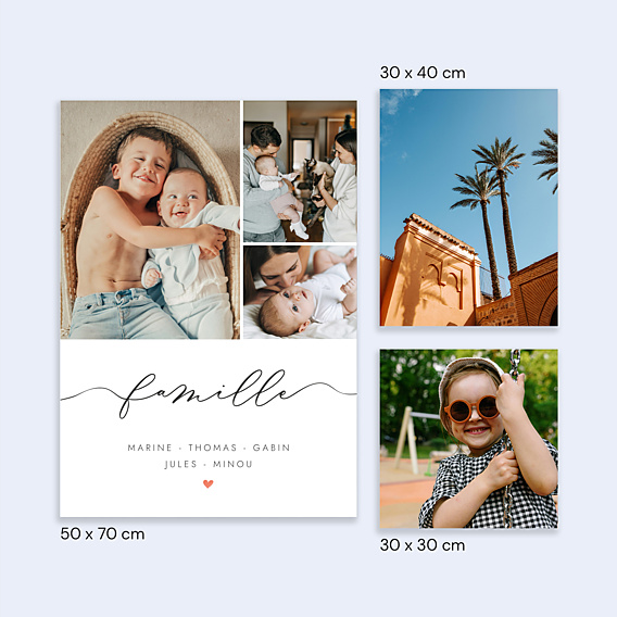 Poster famille Notre Famille Photos