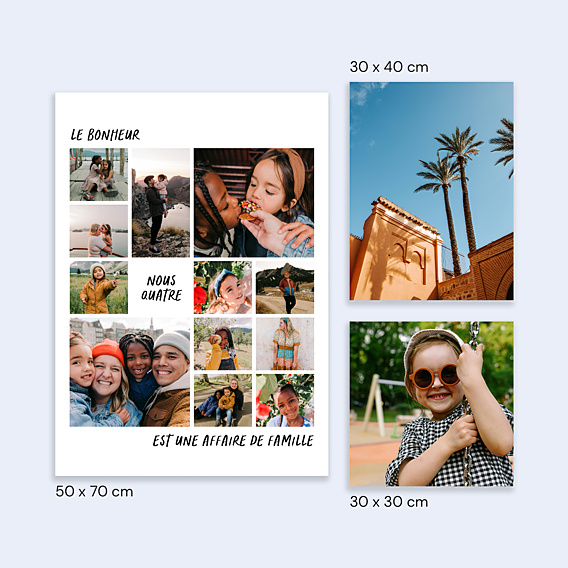 Poster famille Multiphotos
