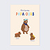 Poster famille Papa ours