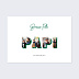 Poster famille Lettres Papi