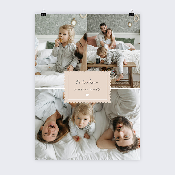 Affiche famille Citation Famille Recto