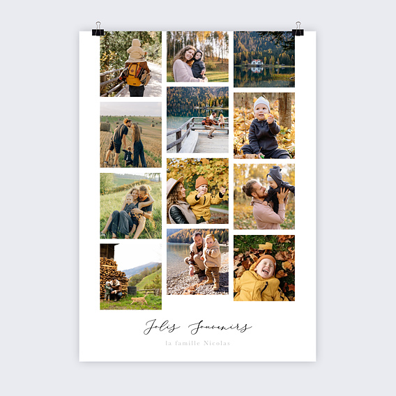 Affiche famille Photomaton Recto