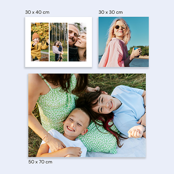 Poster famille Triptyque Photos