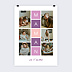 Poster personnalisé Marelle Maman Recto