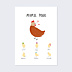 Poster famille Mamie Poule