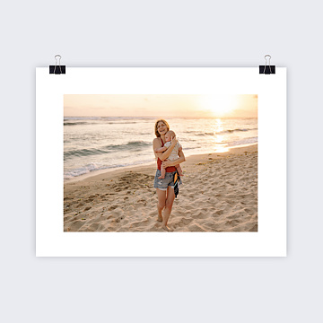 Poster Personnalis Cadre Blanc Paysage