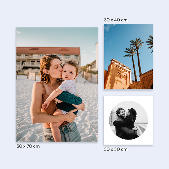 Poster famille Photo Ronde