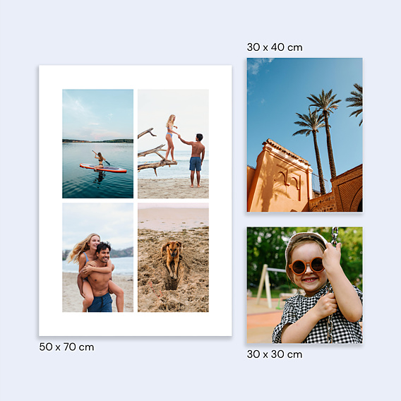 Poster famille Cadre Quatre Photos