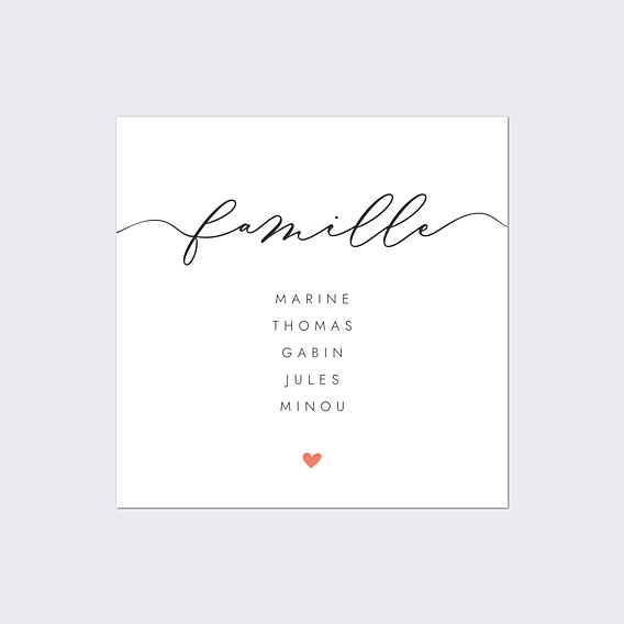 Affiche famille Notre Famille