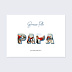 Poster famille Lettres Papa