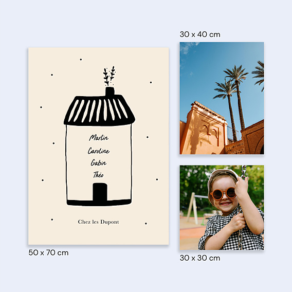 Poster famille Famille & Maison