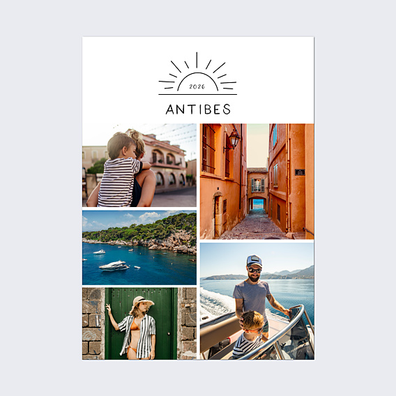 Affiche voyage Soleil Couchant