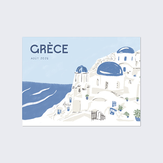 Affiche voyage Grèce 