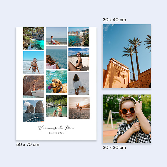Affiche voyage Trois Photomatons